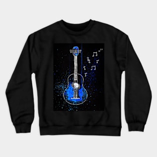 Blue Guitar Crewneck Sweatshirt